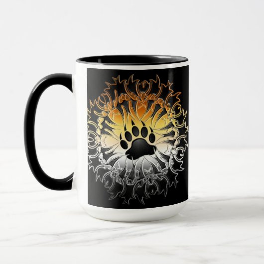 種族くまのプライドの足 マグカップ (左)