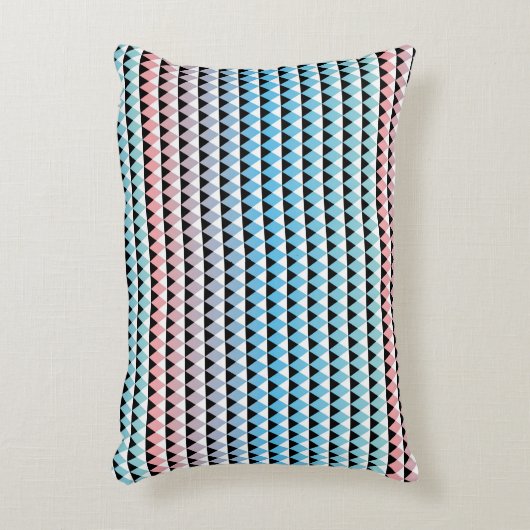 種族のアステカでグラデーションなパターン アクセントクッション (正面(垂直))