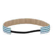 種族のアステカでグラデーションなパターン アスレチックヘッドバンド (裏面)