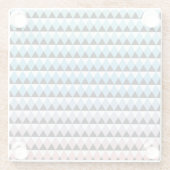 種族のアステカでグラデーションなパターン ガラスコースター (裏面)