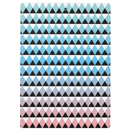 種族のアステカでグラデーションなパターン クリップボード (裏面)