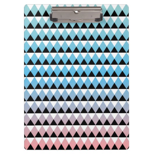 種族のアステカでグラデーションなパターン クリップボード (正面)