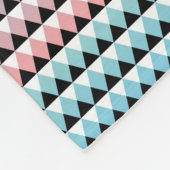 種族のアステカでグラデーションなパターン フリースブランケット (角)