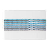 種族のアステカでグラデーションなパターン 招待状ベリーバンド (裏面例)