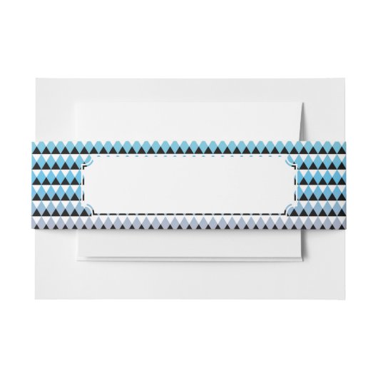 種族のアステカでグラデーションなパターン 招待状ベリーバンド (正面例)