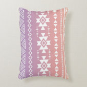 種族のアズテック派のグラデーションなパターン アクセントクッション (正面(垂直))