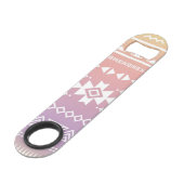 種族のアズテック派のグラデーションなパターン スピード栓抜き (裏面アングル)