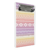 種族のアズテック派のグラデーションなパターン ミニクリップボード (アングル)