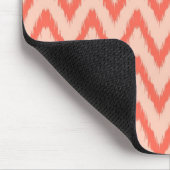 種族のアズテック派のシェブロンのジグザグ形のストライブ柄の上品パターン マウスパッド (コーナー)