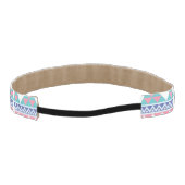 種族のアズテック派の多彩なパターン アスレチックヘッドバンド (裏面)