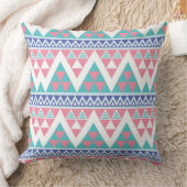 種族のアズテック派の多彩なパターン クッション (ブランケット)