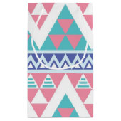 種族のアズテック派の多彩なパターン スモールペーパーバッグ (裏面)