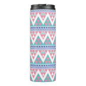 種族のアズテック派の多彩なパターン タンブラー (裏面)