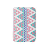 種族のアズテック派の多彩なパターン バスマット (正面縦)