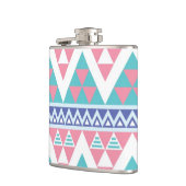 種族のアズテック派の多彩なパターン フラスク (左)