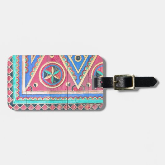 種族のアラビアのNajdのドア旅行バッグのラベル ラゲッジタグ (正面横)