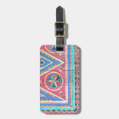 種族のアラビアのNajdのドア旅行バッグのラベル ラゲッジタグ (正面縦)