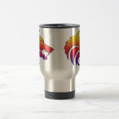 種族のオオカミのタンブラー トラベルマグ (中央)