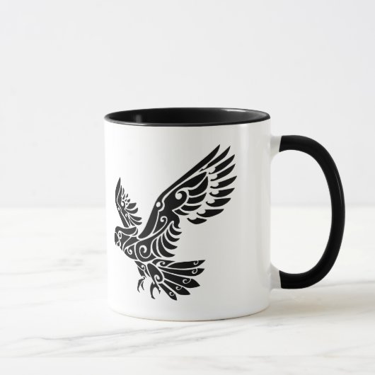 種族のオカメインコの鳥の入れ墨 マグカップ (右)