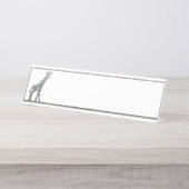 種族のキリン デスクネームプレート (正面)