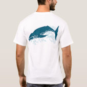 種族のクジラのワイシャツ1 Tシャツ (裏面)