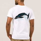 種族のクジラのワイシャツ2 Tシャツ (裏面)