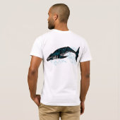 種族のクジラのワイシャツ2 Tシャツ (裏面フル)