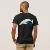 種族のクジラのワイシャツ3 Tシャツ (裏面フル)