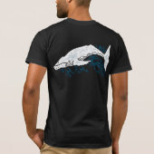 種族のクジラのワイシャツ3 Tシャツ (裏面)