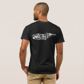種族のクジラの入れ墨4 Tシャツ (裏面フル)