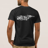 種族のクジラの入れ墨4 Tシャツ (裏面)