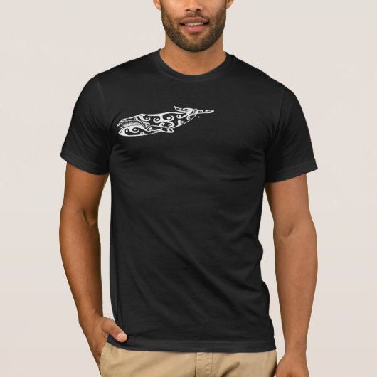 種族のクジラの入れ墨4 Tシャツ (正面)