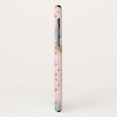 種族のグリッターBohoはパターンに羽をつけます Case-Mate iPhoneケース (裏面/左)