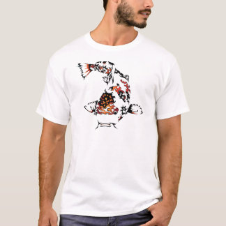種族のコイの魚 Tシャツ
