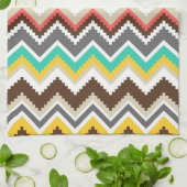 種族のシェブロン キッチンタオル (折り畳み)