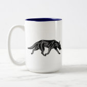 種族のジャーマン・シェパード ツートーンマグカップ (左)