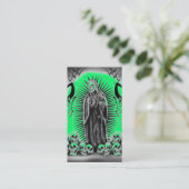 種族のスカルの緑の死神の名刺 名刺 (スタンド正面)