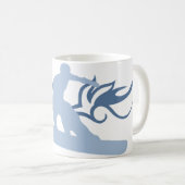 種族のスノーボード コーヒーマグカップ (正面右)