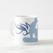 種族のスノーボード コーヒーマグカップ (正面左)