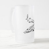 種族のチョウザメ-ビールのジョッキ フロストグラスビールジョッキ (正面左)