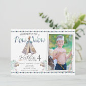 種族のテント小屋の捕虜のワウの誕生日のパーティの招待状 招待状 (スタンド正面)