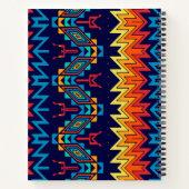 種族のデザインの抽象デザイン ノートブック (裏面)