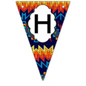 種族のデザインの抽象デザイン バンティングフラッグ (第2の旗)