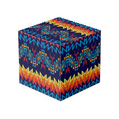 種族のデザインの抽象デザイン フォトキューブ (裏面アングル)