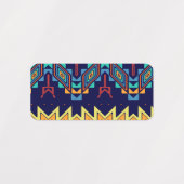 種族のデザインの抽象デザイン ラベル (デザイン1)