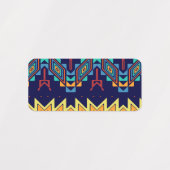 種族のデザインの抽象デザイン ラベル (デザイン2)