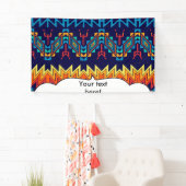 種族のデザインの抽象デザイン 横断幕 (インサイチュ)