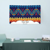 種族のデザインの抽象デザイン 横断幕 (トレードショー)