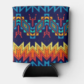 種族のデザインの抽象デザイン 缶クーラー (正面)