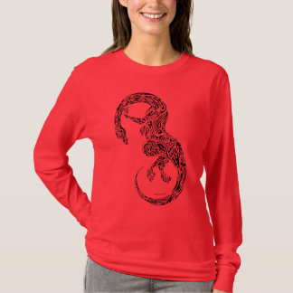 種族のドラゴンの前部 Tシャツ